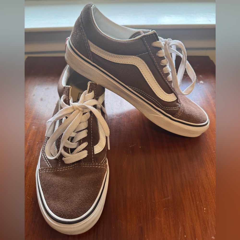 Old Skool Brown Vans Size 7